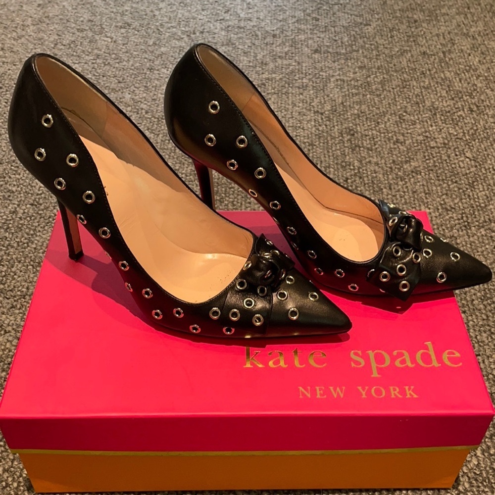 Kate Spade Grommet heels